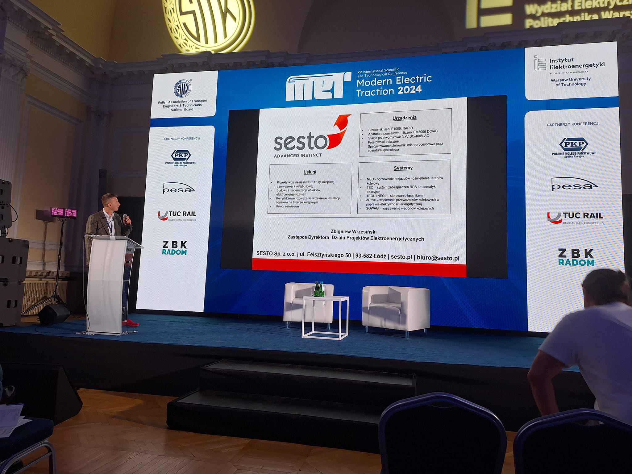 Sesto Złotym Partnerem XV Miedzynarodowej Konferencji Naukowo-Technicznej MET 2024!
